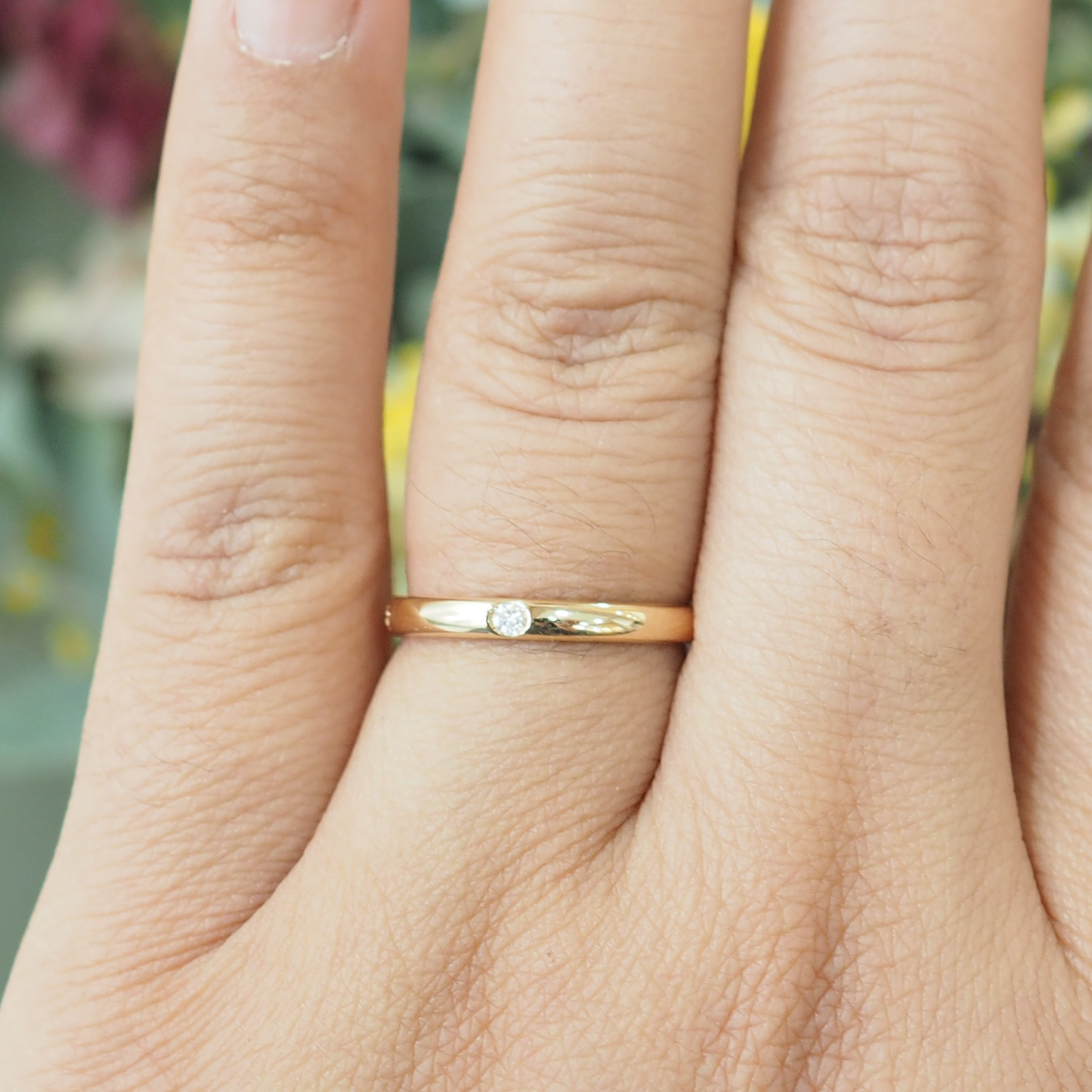 Ring Alliance POMELLATO "Lucciole" in rose gold and diamond