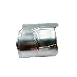 HERMÈS "Niloticus Éclat" Cuff bracelet in silver
