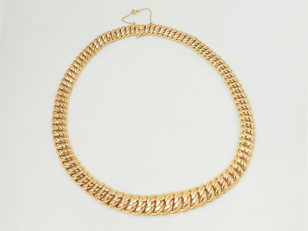 Collier Maille en or jaune