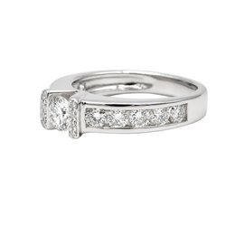 White Gold and Diamond Ring