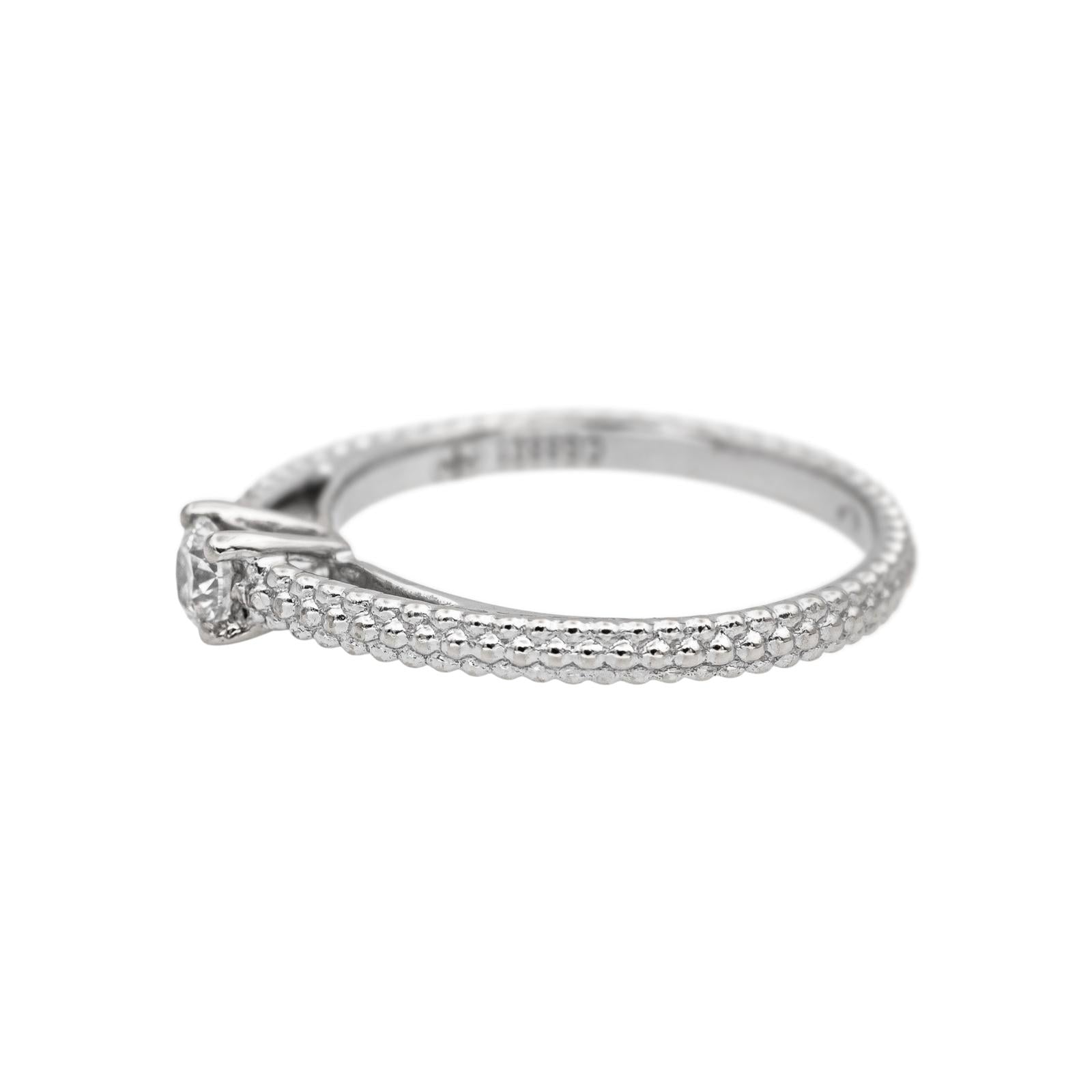 Mauboussin Bague Solitaire Fan du premier jour Or blanc Diamant