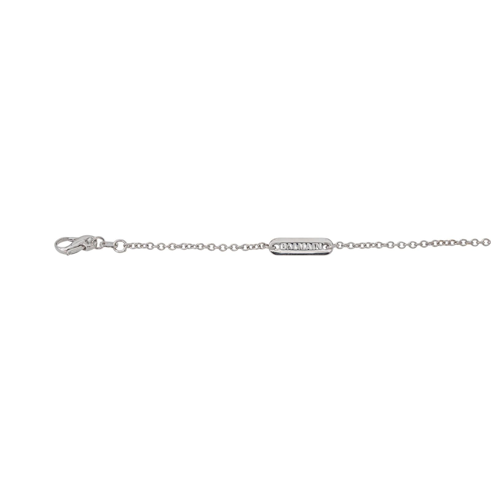 Balmain Forçat Link Necklace White gold