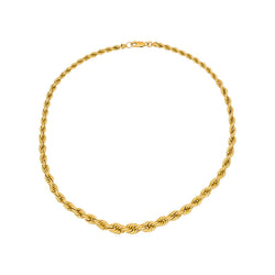 Collier Maille corde Or jaune