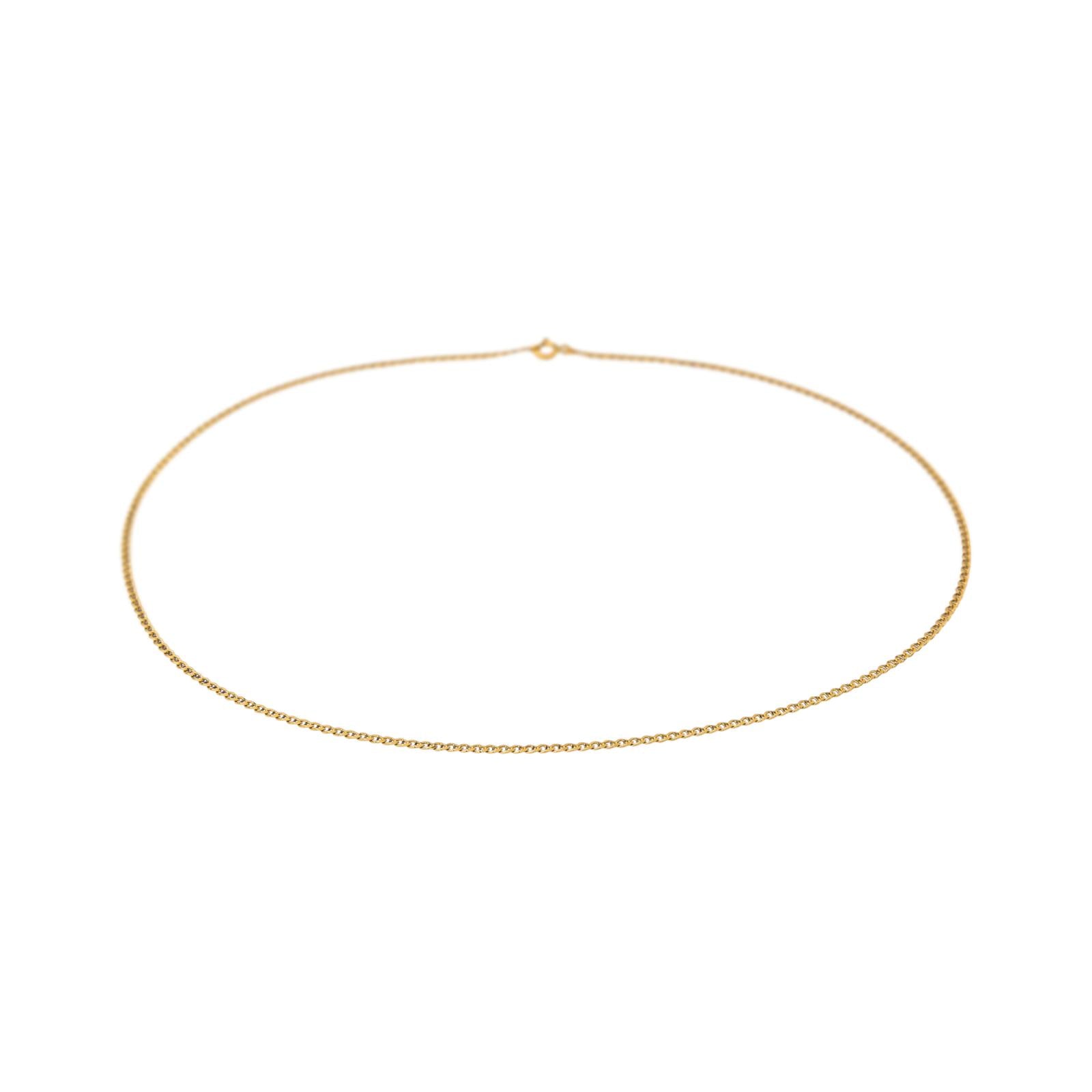 Yellow Gold Nautical Link Necklace