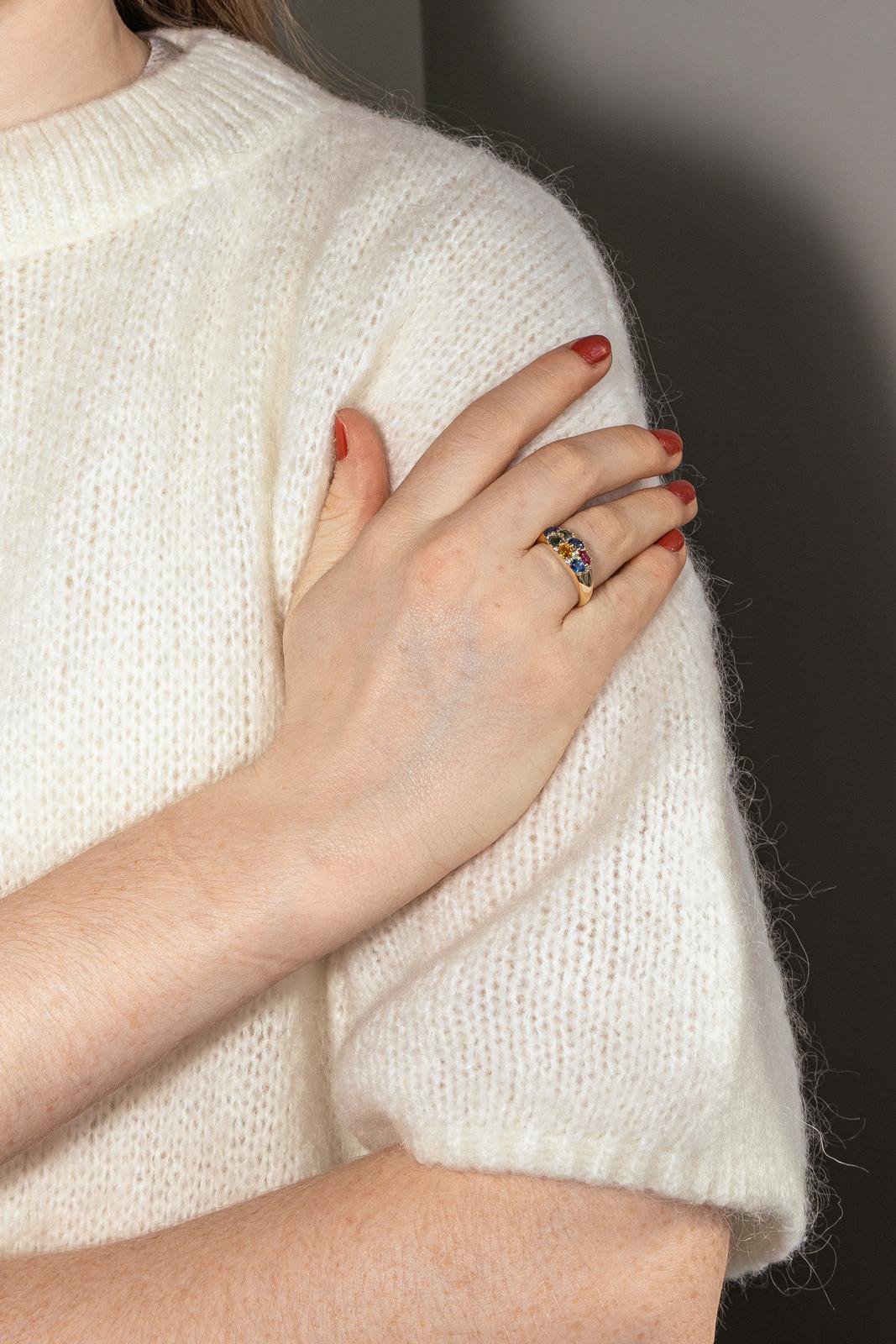 Saohir Yellow Gold Cocktail Ring