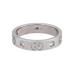 Gucci Icon Ring in White gold