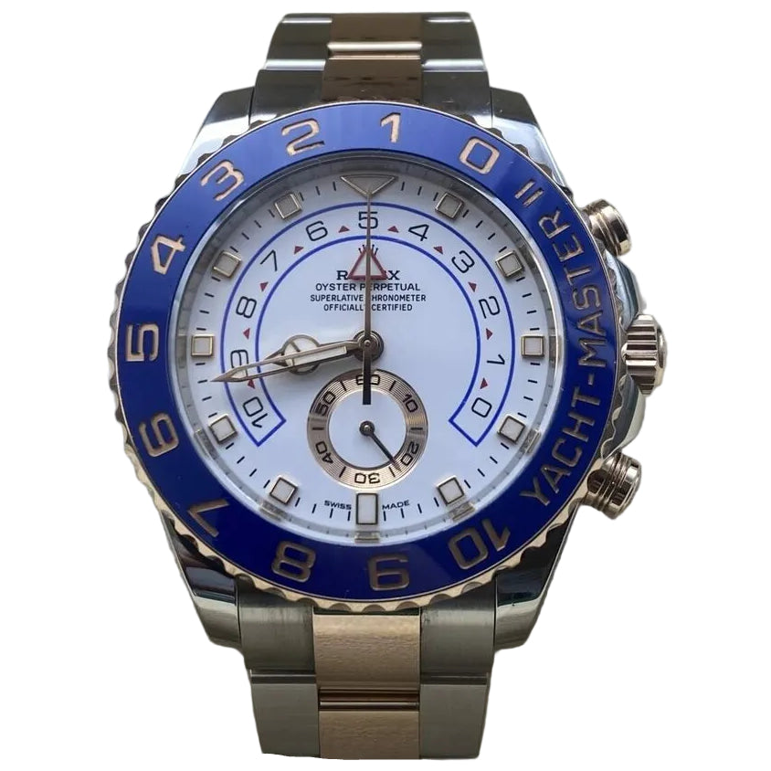 ROLEX "Yacht-Master II" watch in yellow gold and steel