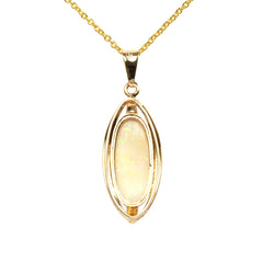 Yellow Gold and Opal Pendant