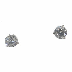 White Gold and Diamond Earrings