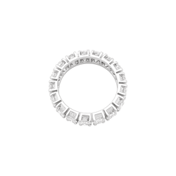 White Gold and Diamond Wedding Band