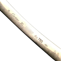 CARTIER "Love" Bangle Bracelet in White Gold