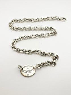 TIFFANY & CO. Silver Pendant Necklace
