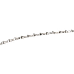 Bracelet in white gold and diamonds