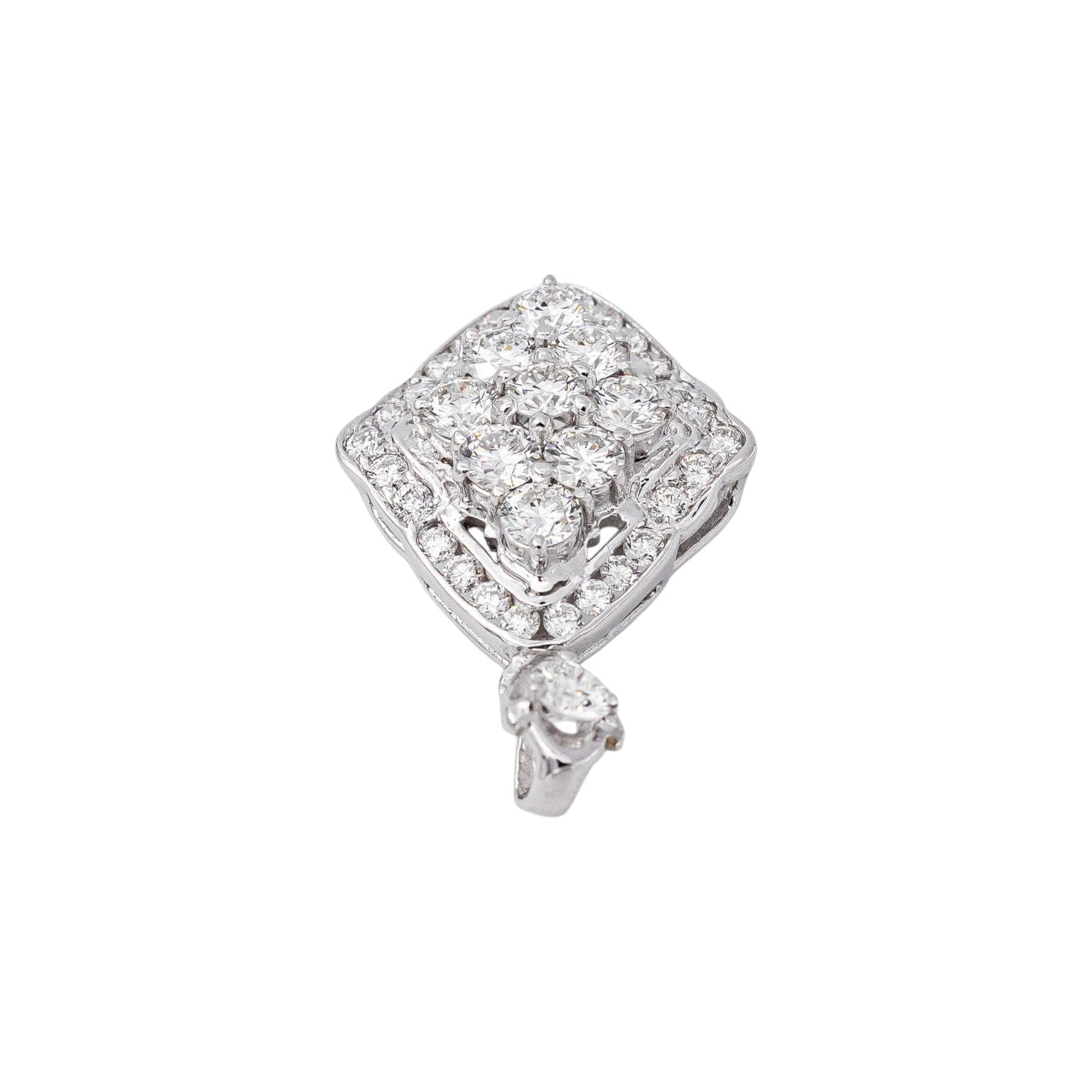 White Gold Diamond Pendant