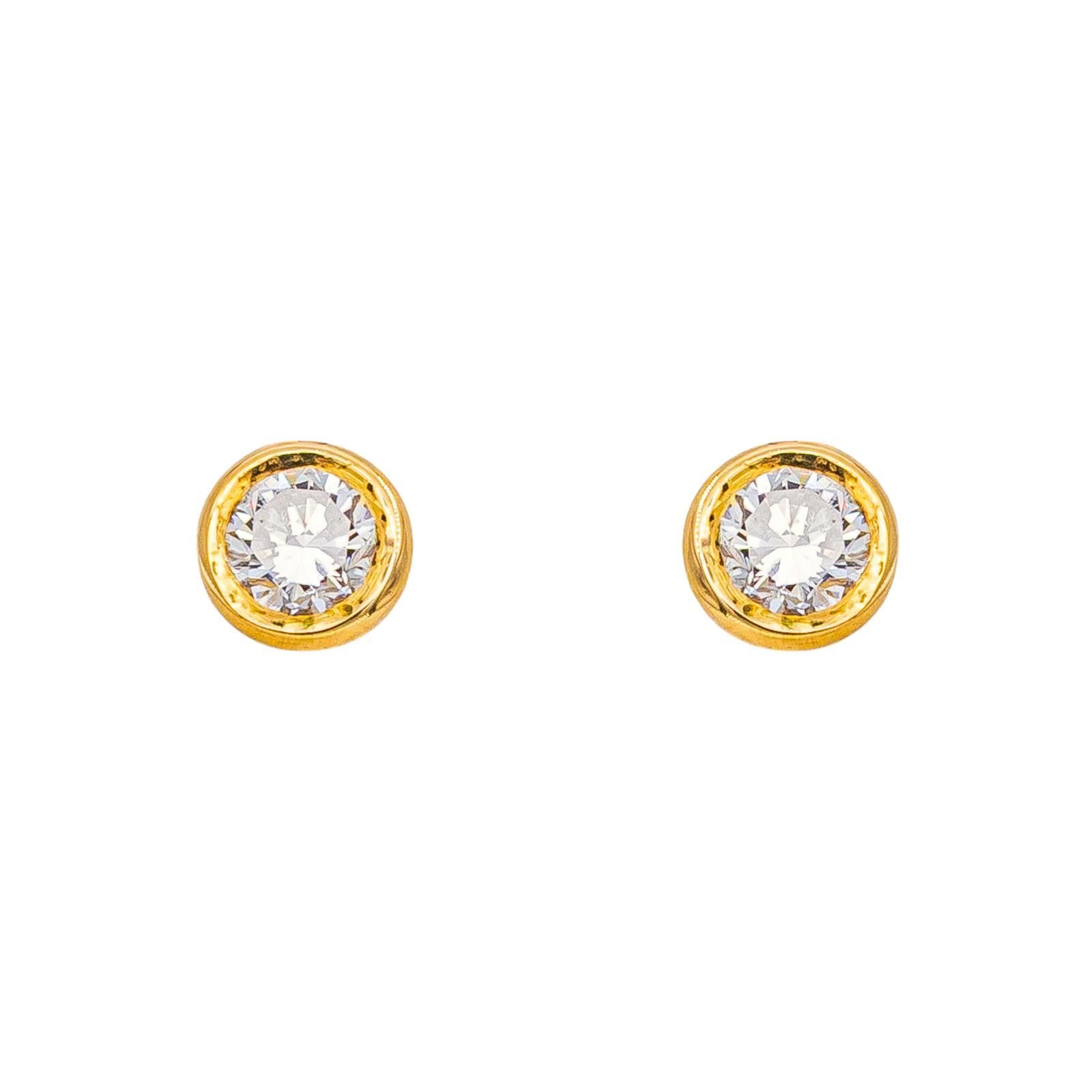 Earrings Studs Rose gold Diamond
