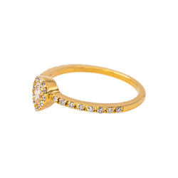 Yellow Gold Diamond Ring