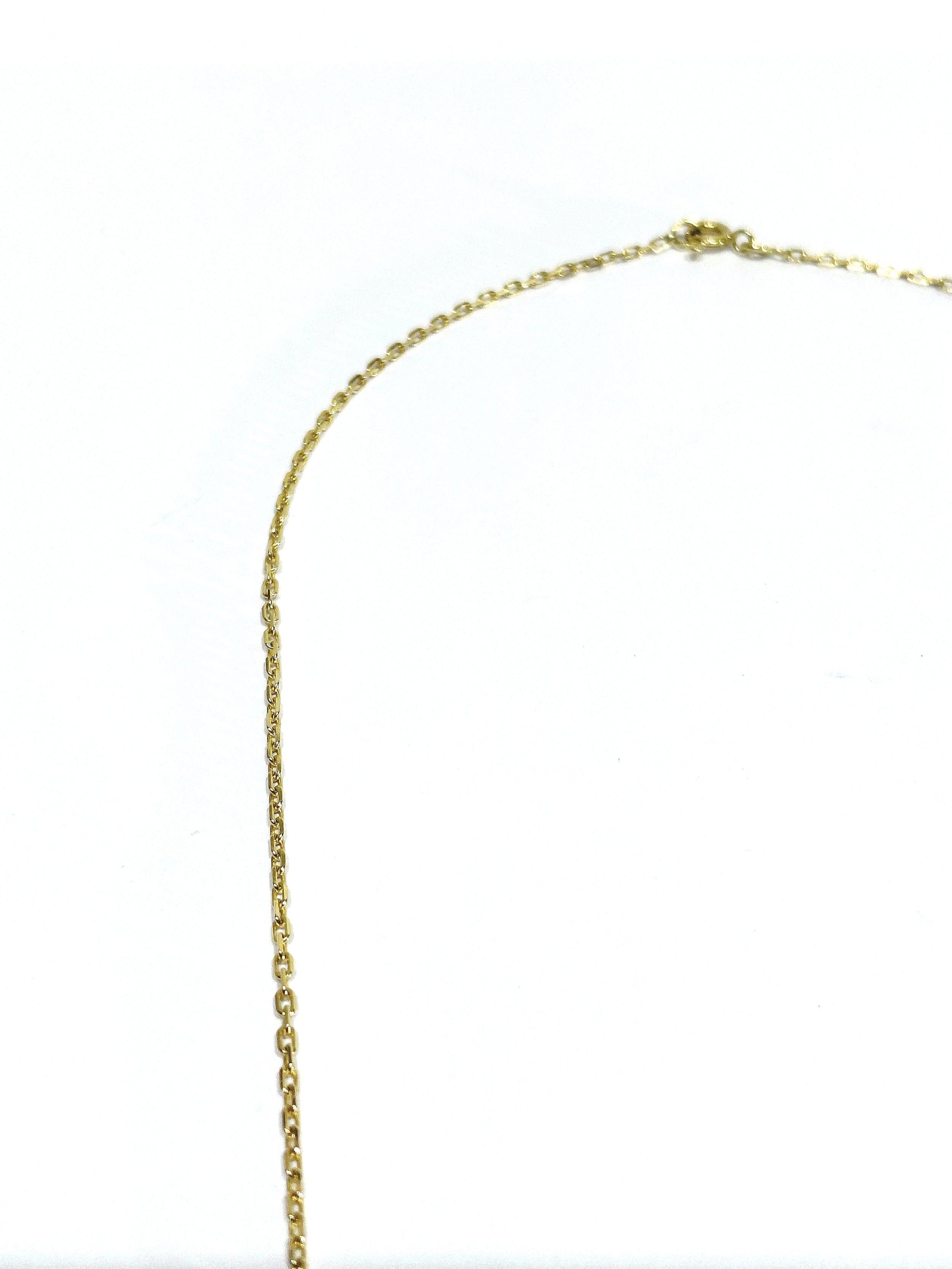Yellow gold Forçat-link chain