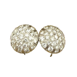 Boucles d'oreilles Dormeuses en or blanc et diamants