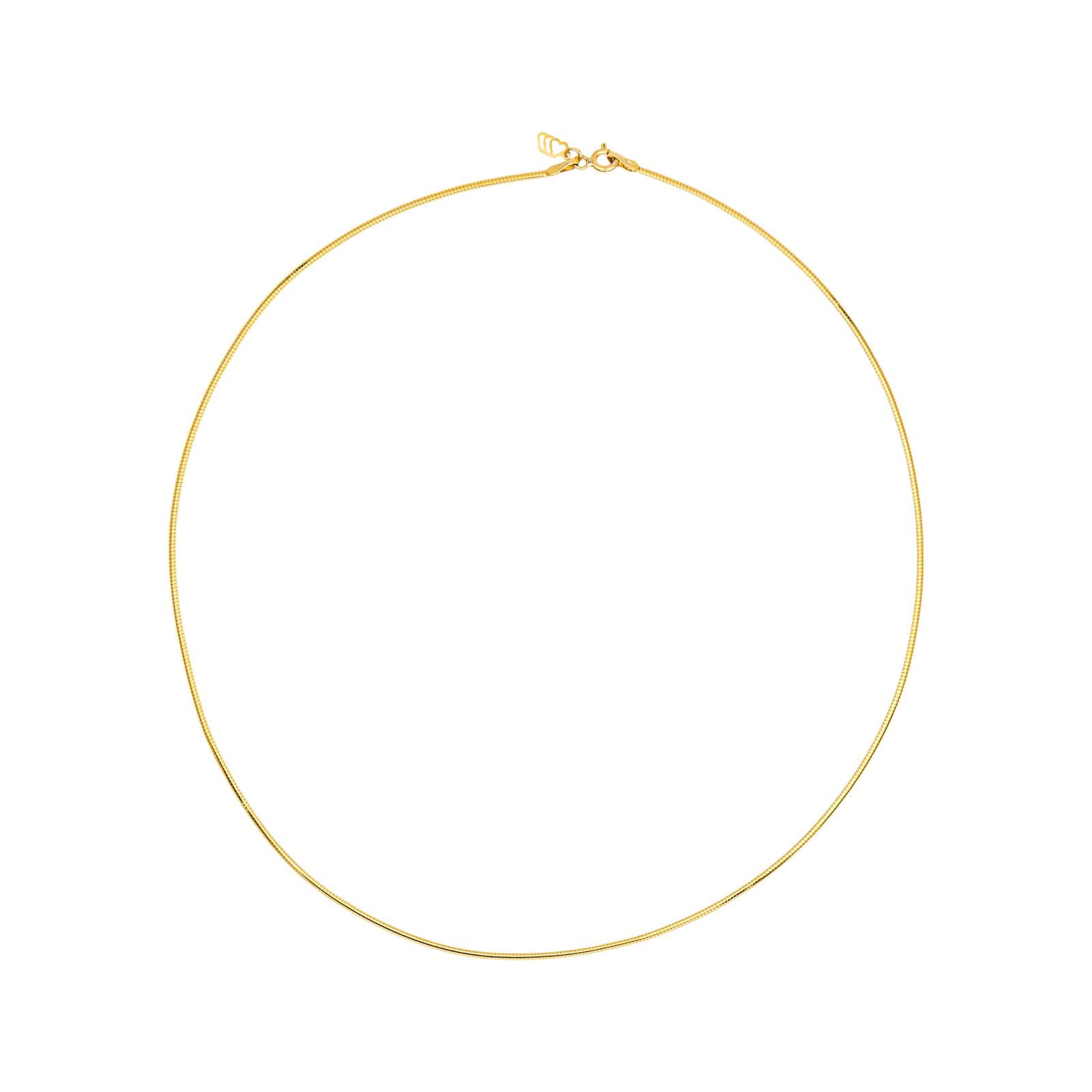 Collier Maille omega Or jaune
