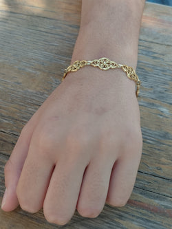 Art Nouveau / Art Deco Yellow Gold Bracelet