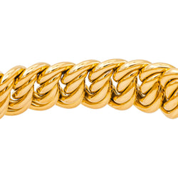 Yellow Gold American Link Bracelet