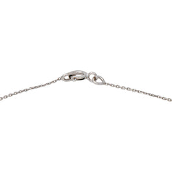 White Gold Necklace with Emerald Pendant