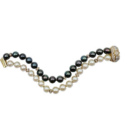 BOUCHERON Bracelet in Yellow gold, Pearls and Diamonds