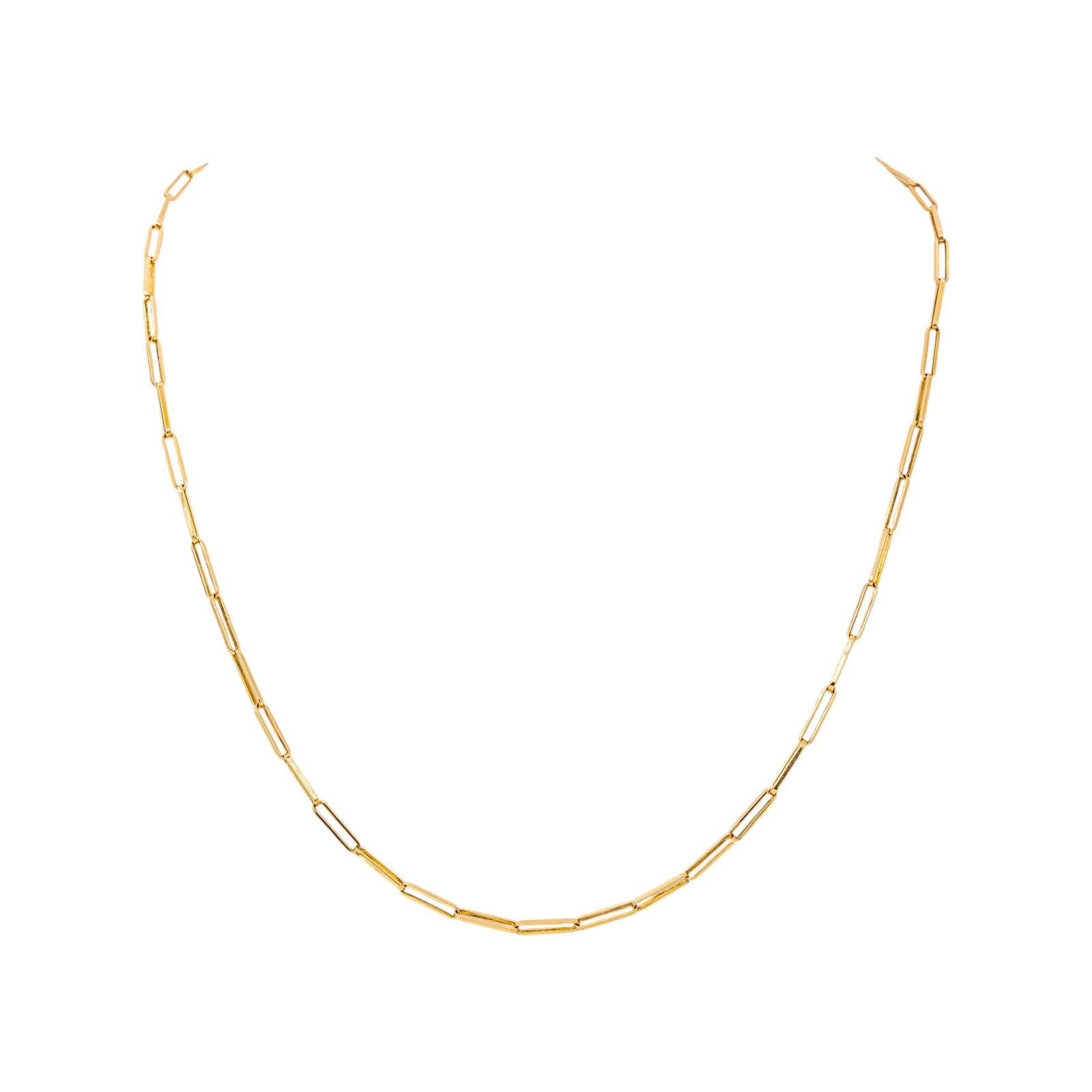 Yellow Gold Forçat Link Necklace