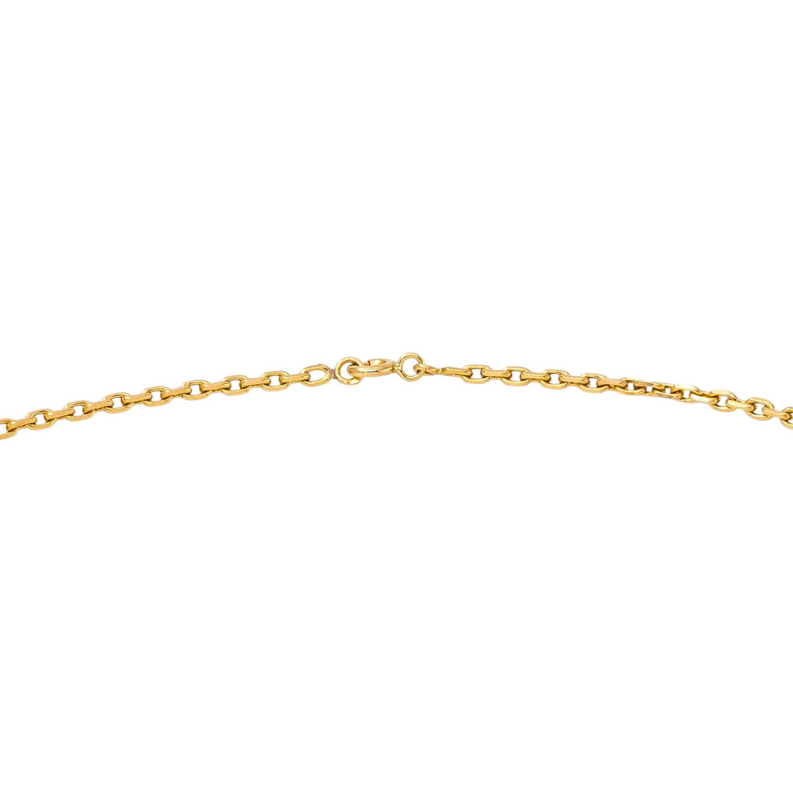 Yellow Gold Forçat Link Necklace