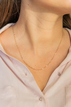 Ginette NY Collier Chaîne  Or rose