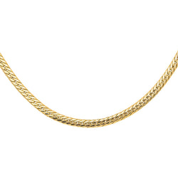 Yellow Gold English Link Necklace