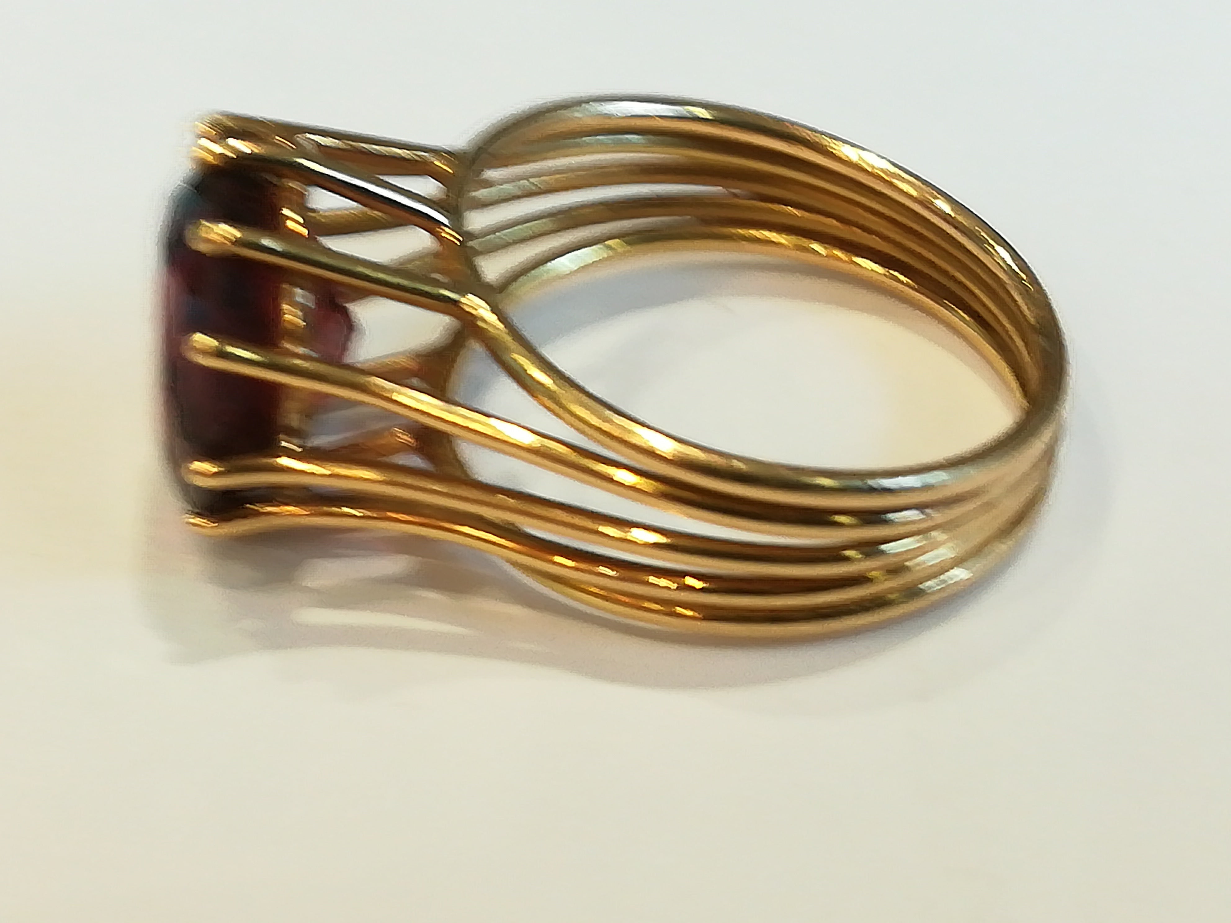 Ring e rose gold and tourmaline