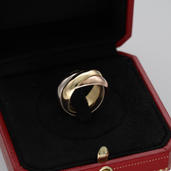 CARTIER "Trinity" GM Wedding band in white gold, yellow gold, and rose gold