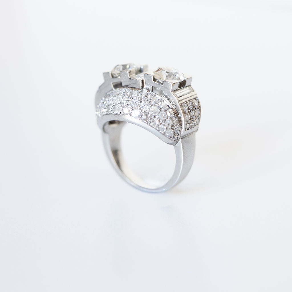 Ring Mauboussin in paltinium and diamonds