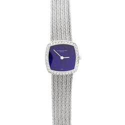 Montre Femme Vacheron Constantin, or blanc et diamants.