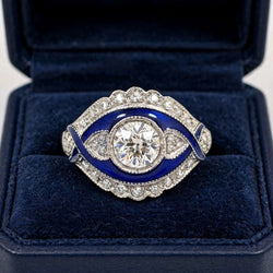 White Gold and Diamond Ring
