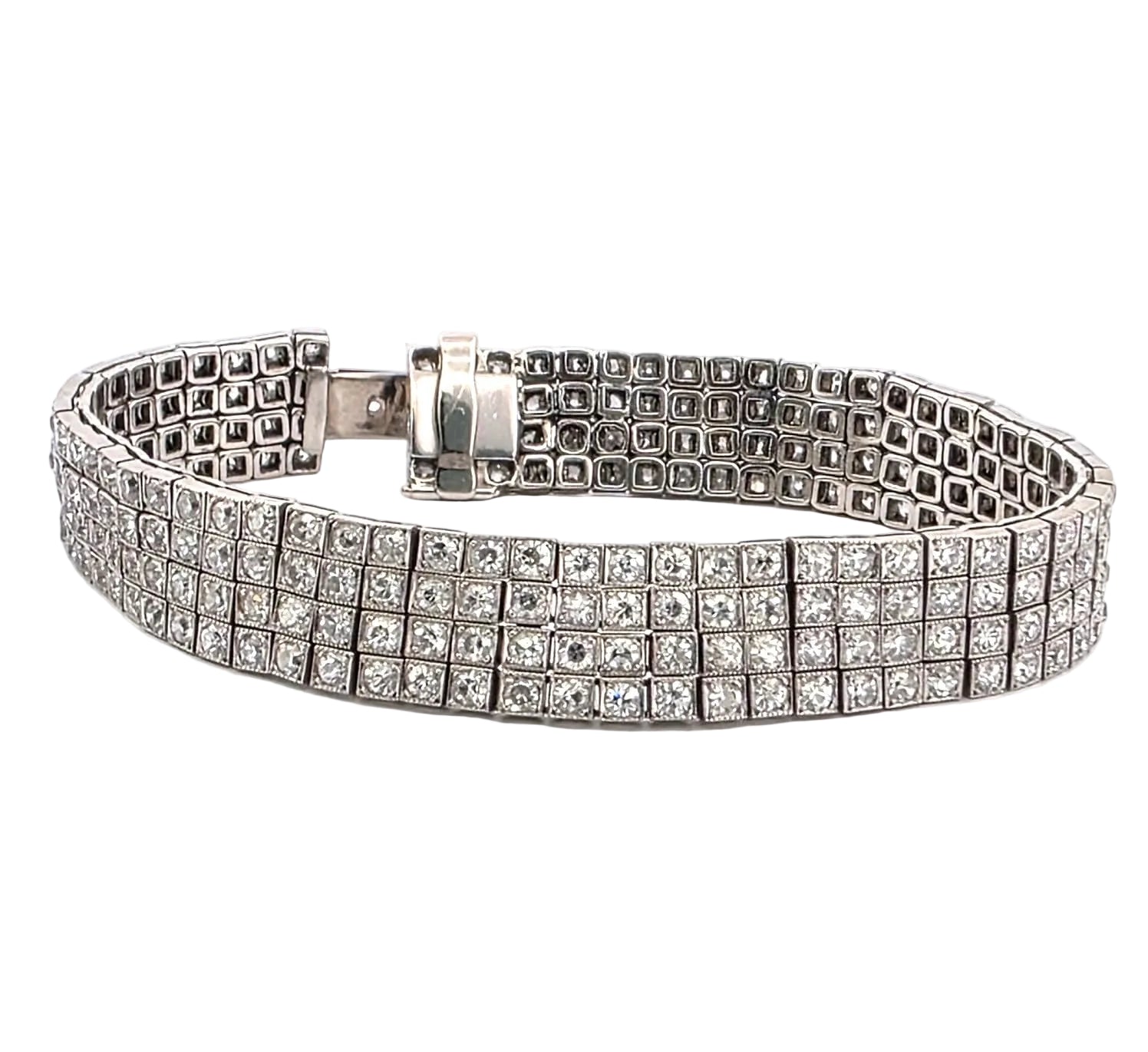 Bracelet Ligne S.J PHILLIPS LTD. in Platinum and Diamonds