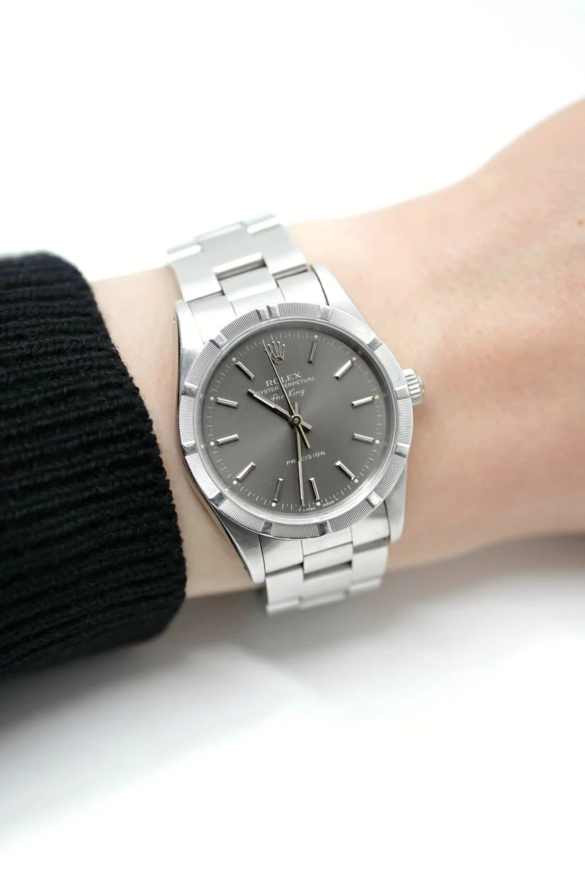 ROLEX "Air King" Steel Watch