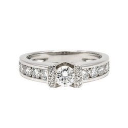 White Gold and Diamond Ring