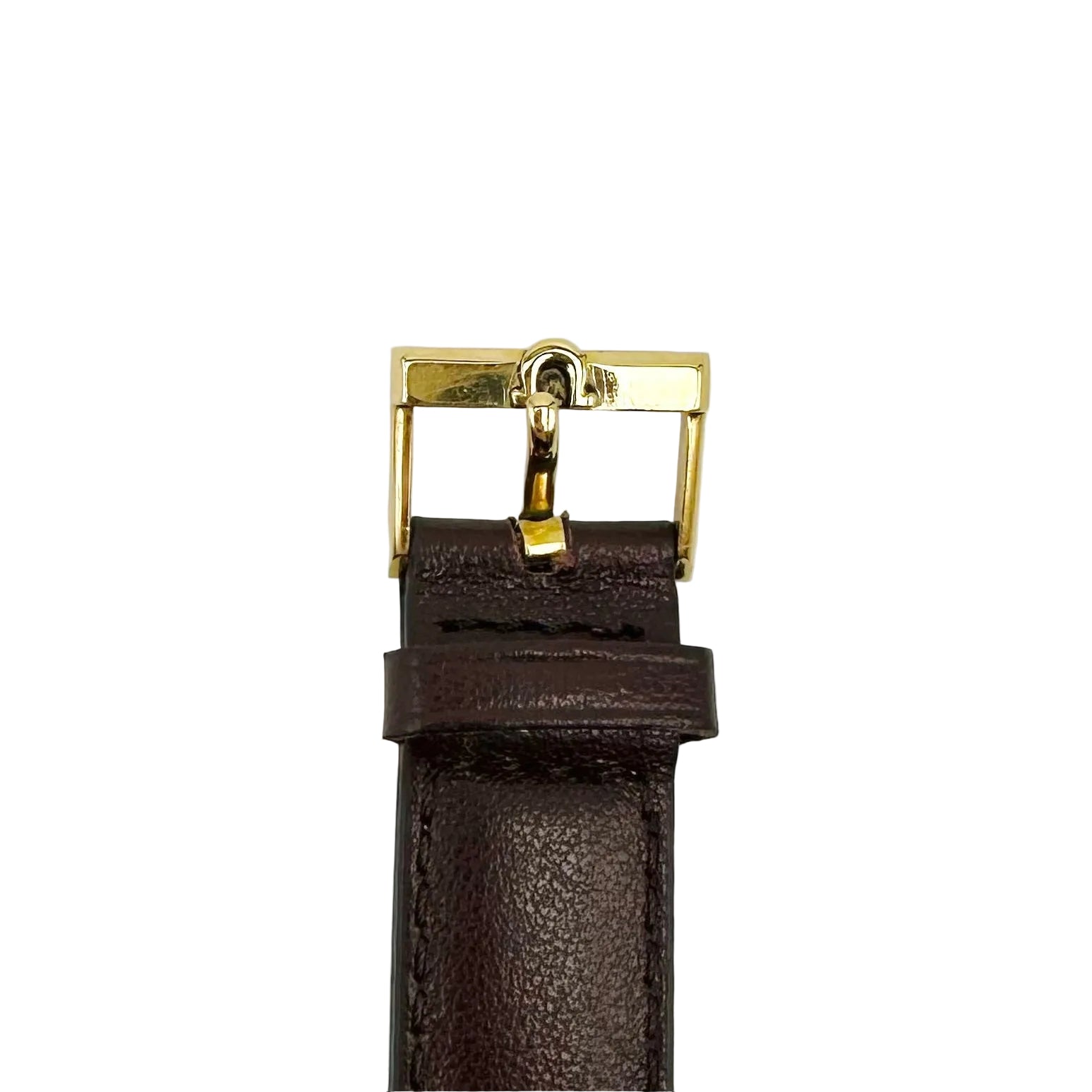 OMEGA "Constellation" Watch in Yellow gold and leather