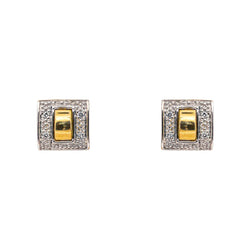 Boucles d'oreilles Or blanc Diamant