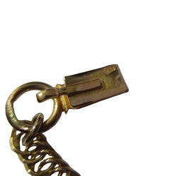 Auvergnat Chain Necklace "Regional 19th Century" with Rose Gold Enamel Clasp