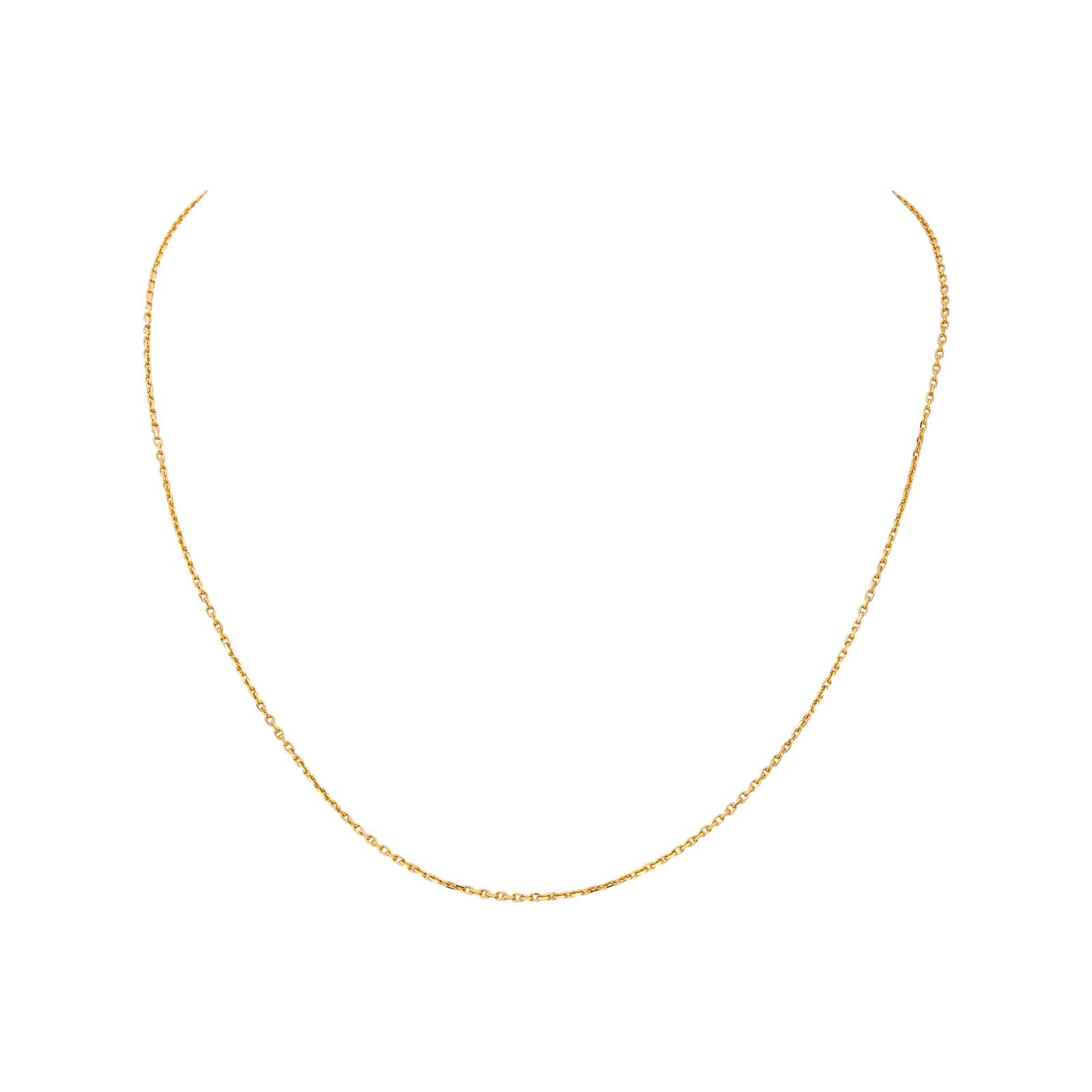 Yellow Gold Forçat Link Necklace