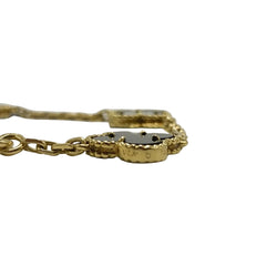 VAN CLEEF & ARPELS "Vintage Alhambra" Long Necklace in yellow gold and Onyx