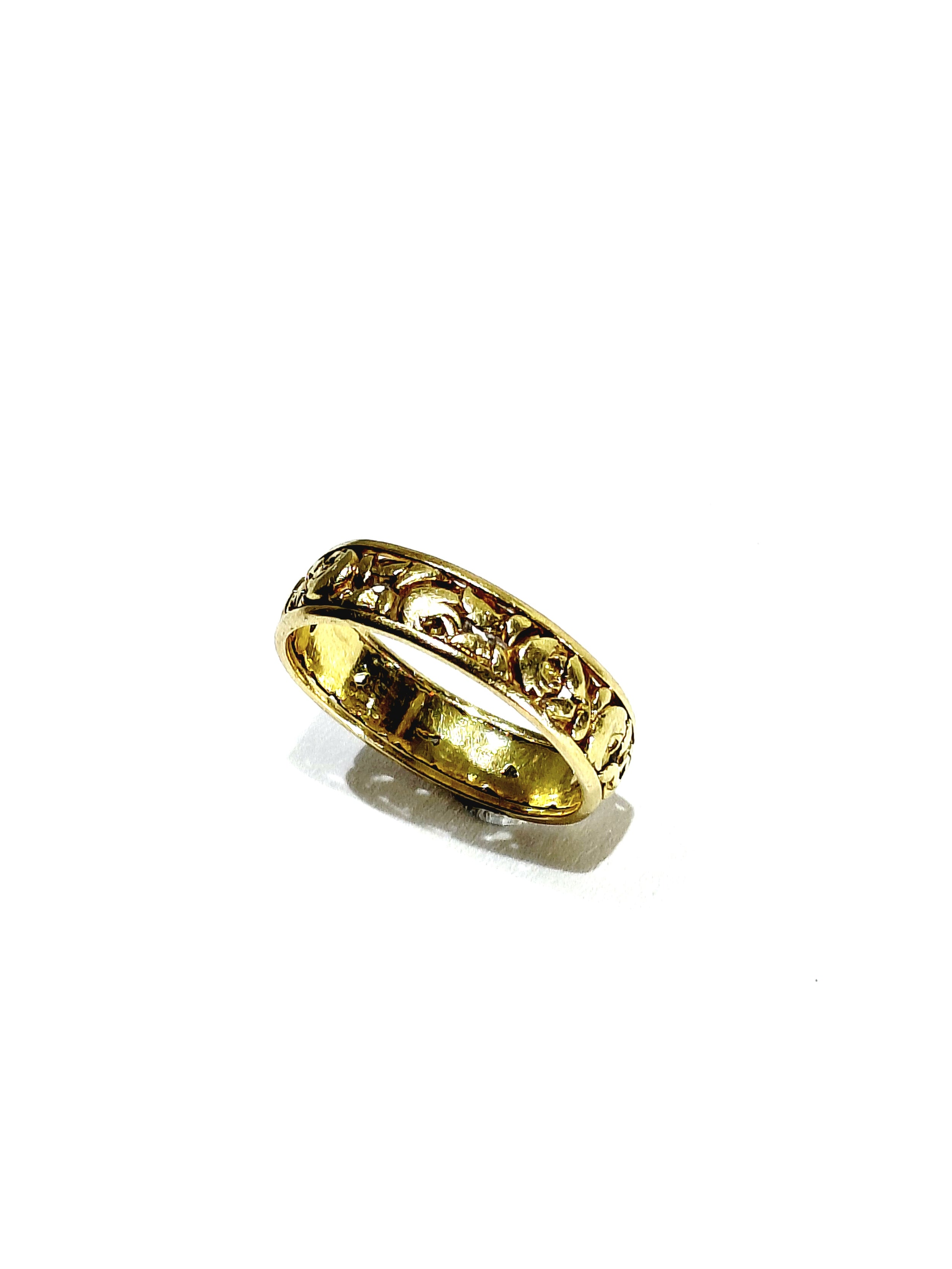 Art Nouveau Yellow Gold Ring