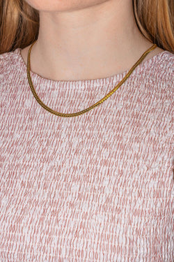 Collier Maille anglaise Or jaune