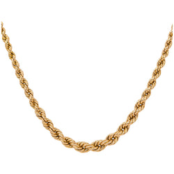 Collier Maille Corde Or rose