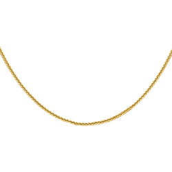 Collier Maille tressée Or jaune