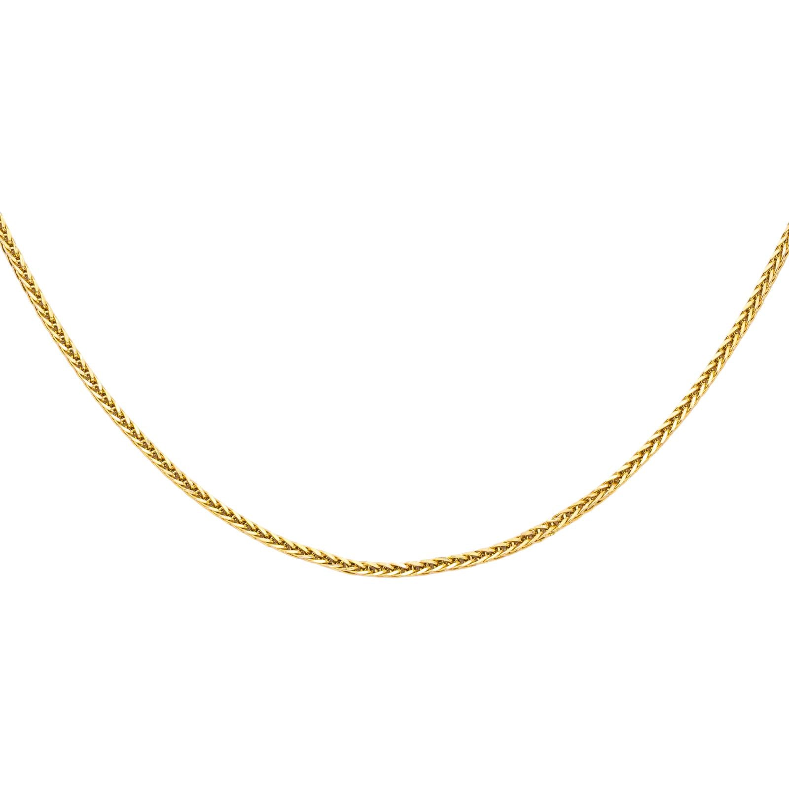 Collier Maille tressée Or jaune