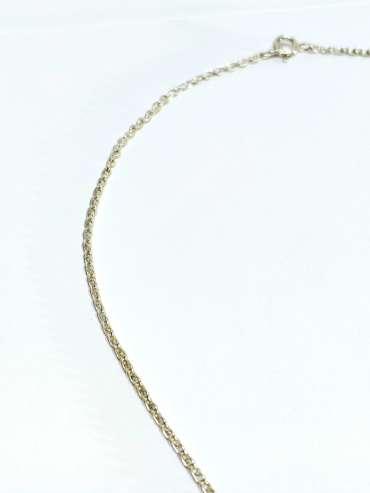 Necklace with a pendant made of silver, Vermeil, Enamel, Garnet, and Pearl